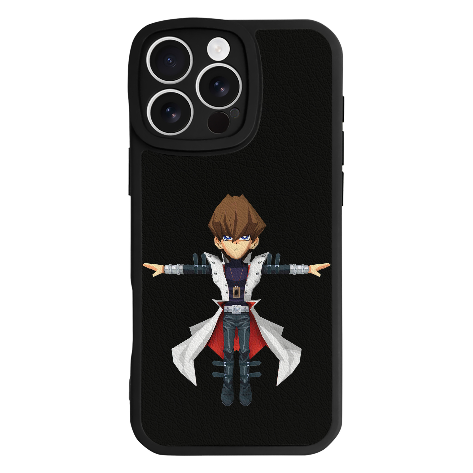 遊☆戯☆王 Yu-Gi-Oh! 【iPhone 16シリーズ対応】シリコンスマホケース（レザー調） 材質：シリコン